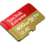 SanDisk Extreme microSDXC 400 GB + SD Adapter 190 MB/s and 130 MB/s  A2 C10 V30 UHS-I U3