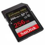 SanDisk Extreme PRO 256 GB SDXC Memory Card 200 MB/s and 140 MB/s, UHS-I, Class 10, U3, V30