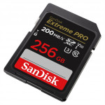 SanDisk Extreme PRO 256 GB SDXC Memory Card 200 MB/s and 140 MB/s, UHS-I, Class 10, U3, V30