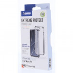 Hama Extreme Protect, kryt pre Apple iPhone 16e, materiál D3O®, nezažltne, priehľadný