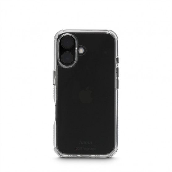 Hama Extreme Protect, kryt pre Apple iPhone 16, materiál D3O, nezažltne, priehľadný