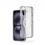 Hama Extreme Protect, kryt pre Apple iPhone 16, magnetický, D3O®, nezažltne, priehľadný