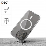 Hama Extreme Protect, kryt pre Apple iPhone 16, magnetický, D3O®, nezažltne, priehľadný