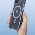 Hama Extreme Protect, kryt pre Apple iPhone 16, magnetický, D3O®, nezažltne, priehľadný