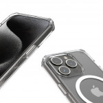 Hama Extreme Protect, kryt pre Apple iPhone 16, magnetický, D3O®, nezažltne, priehľadný