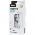 Hama Extreme Protect, kryt pre Apple iPhone 16, magnetický, D3O®, nezažltne, priehľadný