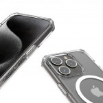 Hama Extreme Protect, kryt pre Apple iPhone 16, magnetický, D3O®, nezažltne, priehľadný