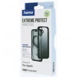 Hama Extreme Protect, kryt pre Apple iPhone 16, materiál D3O, priehľadný čierny