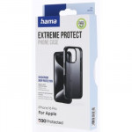 Hama Extreme Protect, kryt pre Apple iPhone 16 Pro, materiál D3O, priehľadný čierny