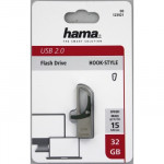 Hama flashPen Hook-Style  32 GB 15 MB/s, zelený