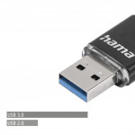 Hama flashPen Laeta Twin, USB 3.0, 128 GB, 40 MB/s, čierny