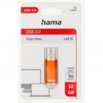 Hama FleshPen Laeta, USB 3.0, 32 GB, 70 MB/s, hnedý