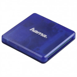 Hama multi čítačka kariet USB 2.0, SD/microSD/CF, modrá