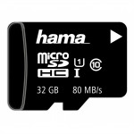 Hama microSDHC 32 GB Class 10 UHS-I 80 MB/s + Adapter/Mobile