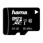 Hama microSDXC 64 GB Class 10 UHS-I 80 MB/s + Adapter/Mobile