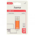 Hama FleshPen Laeta, USB 3.0, 256 GB, 90 MB/s, hnedý