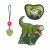 Doplnkový set obrázkov MAGIC MAGS Glow Dino Night Tyro k aktovkám GRADE, SPACE, CLOUD, 2IN1 a KID