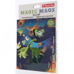 Doplnkový set obrázkov MAGIC MAGS Dino Night Tyro k aktovkám GRADE, SPACE, CLOUD, 2IN1 a KID