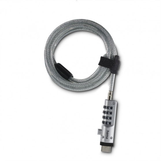 Hama zámka na notebook USB, 4-miestny číselný kód