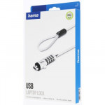 Hama zámka na notebook USB, 4-miestny číselný kód