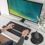Hama ergonomická podložka pod zápästie Ergo, čierna