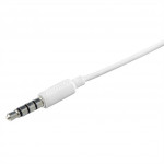 Thomson slúchadlá s mikrofónom EAR3005, silikónové štuple, biele