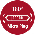 Hama micro USB OTG redukcia Flexi-Slim, obojstranný konektor, 15 cm, zelená