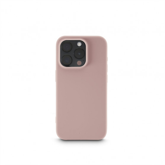Hama Fantastic Feel, kryt pre Apple iPhone 15 Pro, hebký povrch, farba nude