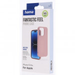 Hama Fantastic Feel, kryt pre Apple iPhone 15 Pro, hebký povrch, farba nude