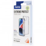 Hama Extreme Protect, kryt pre Apple iPhone 15 Plus, materiál D3O®, nezažltne, priehľadný