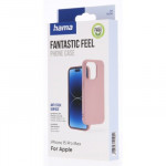 Hama Fantastic Feel, kryt pre Apple iPhone 15 Pro Max, hebký povrch, farba nude