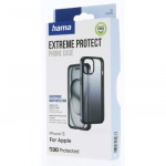 Hama Extreme Protect, kryt pre Apple iPhone 15, materiál D3O®, priehľadný čierny