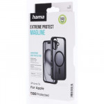 Hama Extreme Protect, kryt pre Apple iPhone 16, magnetický, D3O®, čierny