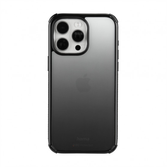 Hama Extreme Protect, kryt pre Apple iPhone 15 Pro Max, materiál D3O®, priehľadný čierny