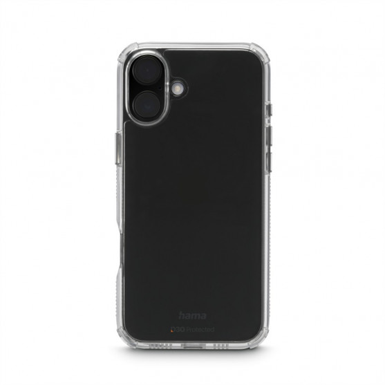 Hama Extreme Protect, kryt pre Apple iPhone 16 Plus, materiál D3O, nezažltne, priehľadný