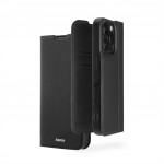 Hama Daily Protect, puzdro-knižka pre Apple iPhone 16 Pro Max, funkcia stojanu, čierne