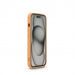Hama Fantastic Feel, kryt pre Apple iPhone 15, hebký povrch, oranžový