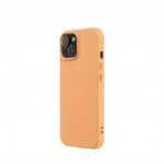 Hama Fantastic Feel, kryt pre Apple iPhone 15, hebký povrch, oranžový