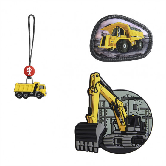 Doplnkový set obrázkov MAGIC MAGS, Bagger Rocco, pre aktovky a ruksaky Step by Step