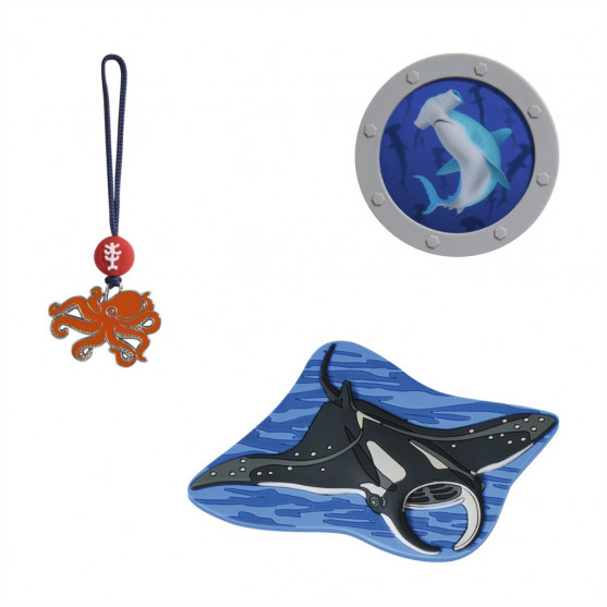 Doplnkový set obrázkov MAGIC MAGS, Manta Rio, pre aktovky a ruksaky Step by Step Doplnkový set obrázkov MAGIC MAGS, Manta Rio, pre aktovky a ruksaky Step by Step