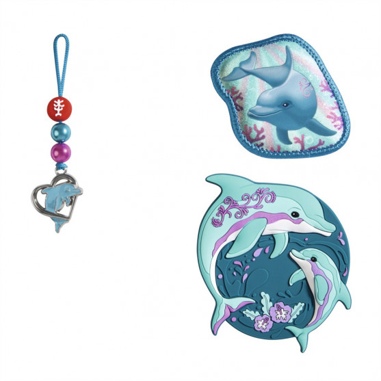 Doplnkový set obrázkov MAGIC MAGS, Dolphin Finja, pre aktovky a ruksaky Step by Step Doplnkový set obrázkov MAGIC MAGS, Dolphin Finja, pre aktovky a ruksaky Step by Step