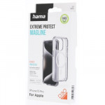 Hama Extreme Protect MagCase, kryt pre Apple iPhone 15 Pro, magnetický, D3O, nezažltne, priehľadný