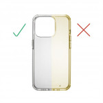 Hama Extreme Protect, kryt pre Apple iPhone 15 Plus, materiál D3O®, nezažltne, priehľadný