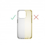 Hama Extreme Protect, kryt pre Apple iPhone 15 Plus, materiál D3O®, nezažltne, priehľadný