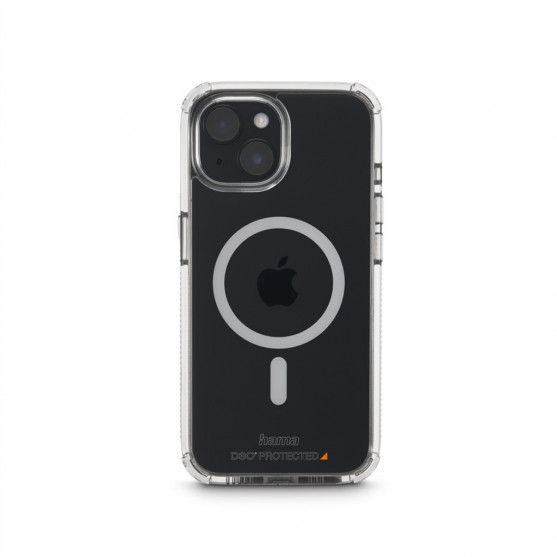 Hama Extreme Protect, kryt pre Apple iPhone 15 Plus, magnetický, D3O®, nezažltne, priehľadný