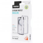 Hama Extreme Protect, kryt pre Apple iPhone 15 Plus, magnetický, D3O®, nezažltne, priehľadný