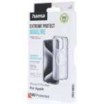 Hama Extreme Protect MagCase, kryt pre Apple iPhone 15 Pro Max, magnetický, materiál D3O®, nezažltne