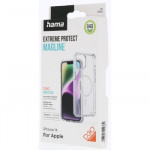 Hama Extreme Protect, kryt pre Apple iPhone 14, magnetický, D3O®, nezažltne, priehľadný