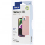 Hama Fantastic Feel, kryt pre Apple iPhone 14, hebký povrch, farba nude