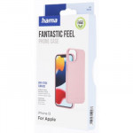 Hama Fantastic Feel, kryt pre Apple iPhone 13, hebký povrch, farba nude
